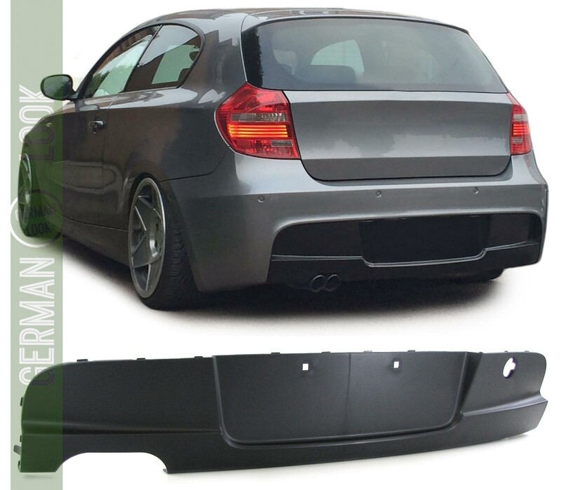 Diffuseur de pare-choc arrière pour BMW Série 1 E81 E87 Pack M