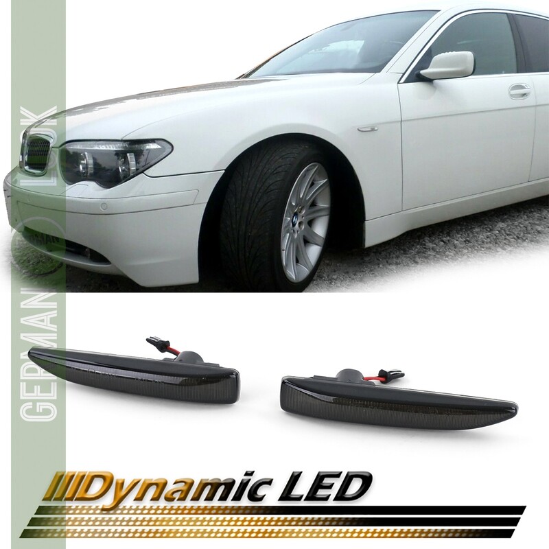 Clignotants latéraux dynamiques à LED pour Bmw Série 1 + Série 3 + Série 5
