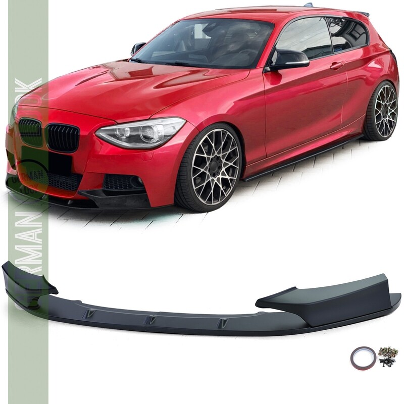 Lame avant Performance pour BMW Série 1 F20 F21 2010-2015 noir mat