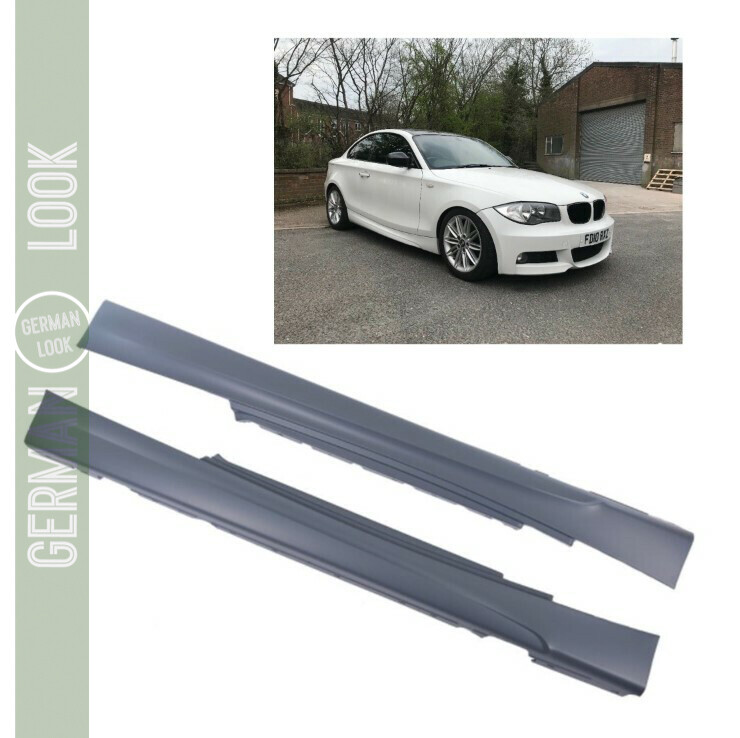 2 Bas de caisse pour BMW Série 1 E82 E88 look Pack M