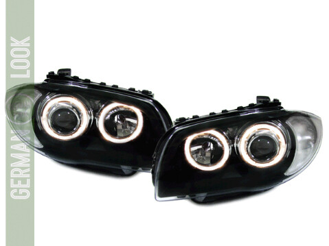 Phares Angel Eyes avant pour BMW Série 1 E81 E82 E87 E88