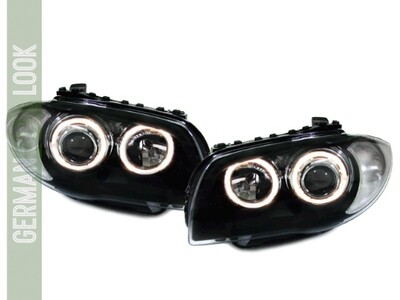 Phares Angel Eyes avant pour BMW Série 1 E81 E82 E87 E88