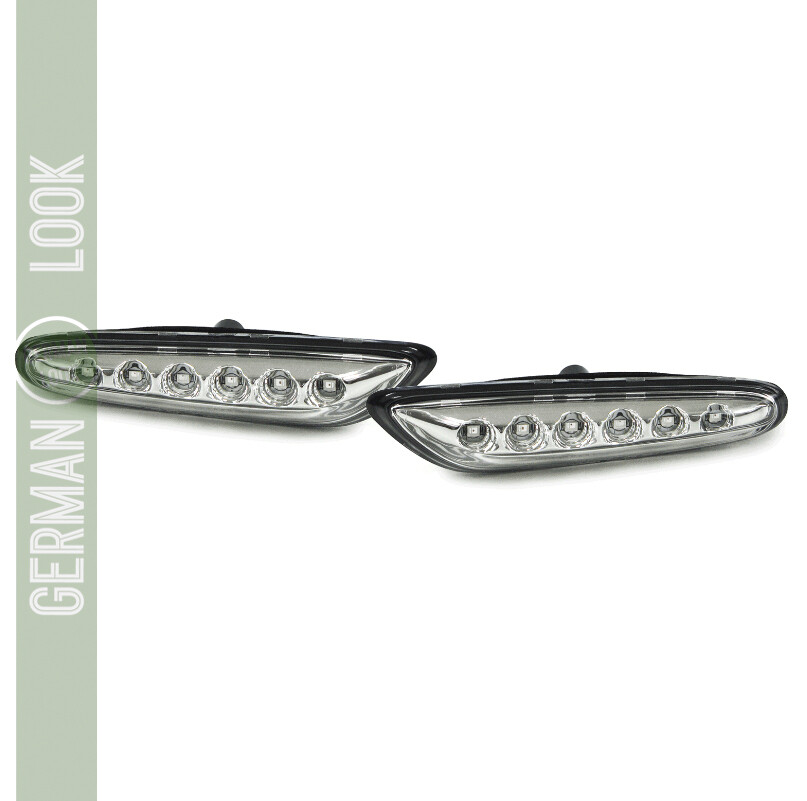 Paire de clignotants latéraux à LED pour Bmw Série 1 + Série 3 + X1