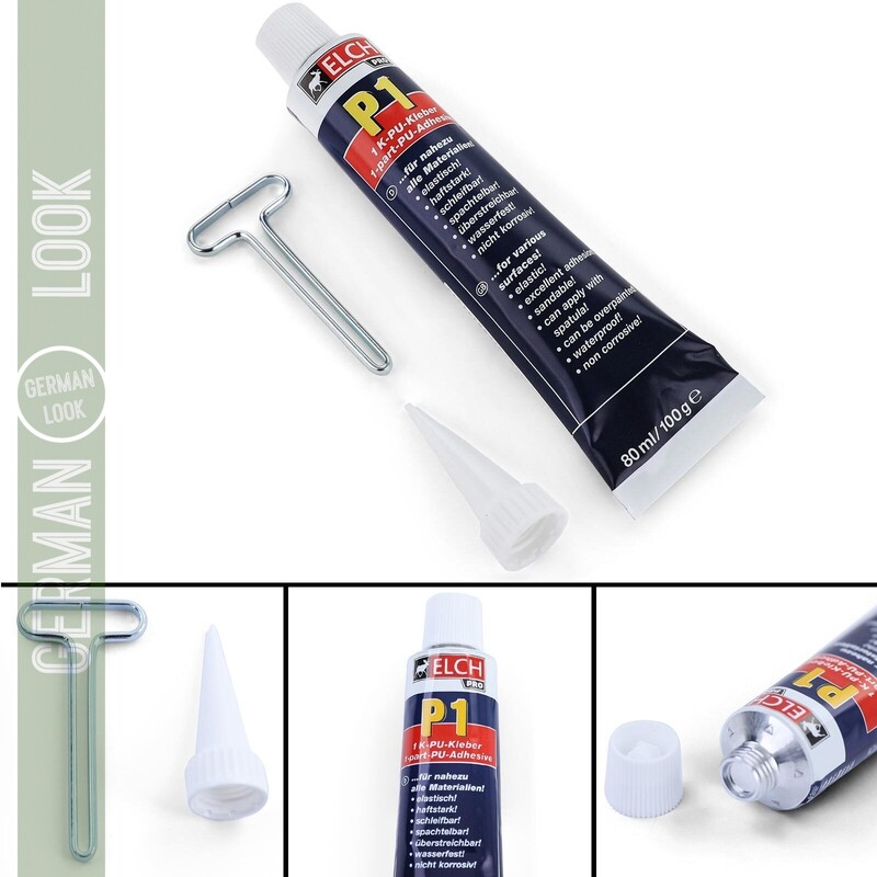 Colle ultra fort Pro / adhésif P1 1K PU tube 80ml 1 pièce / pour becquets ailerons lames