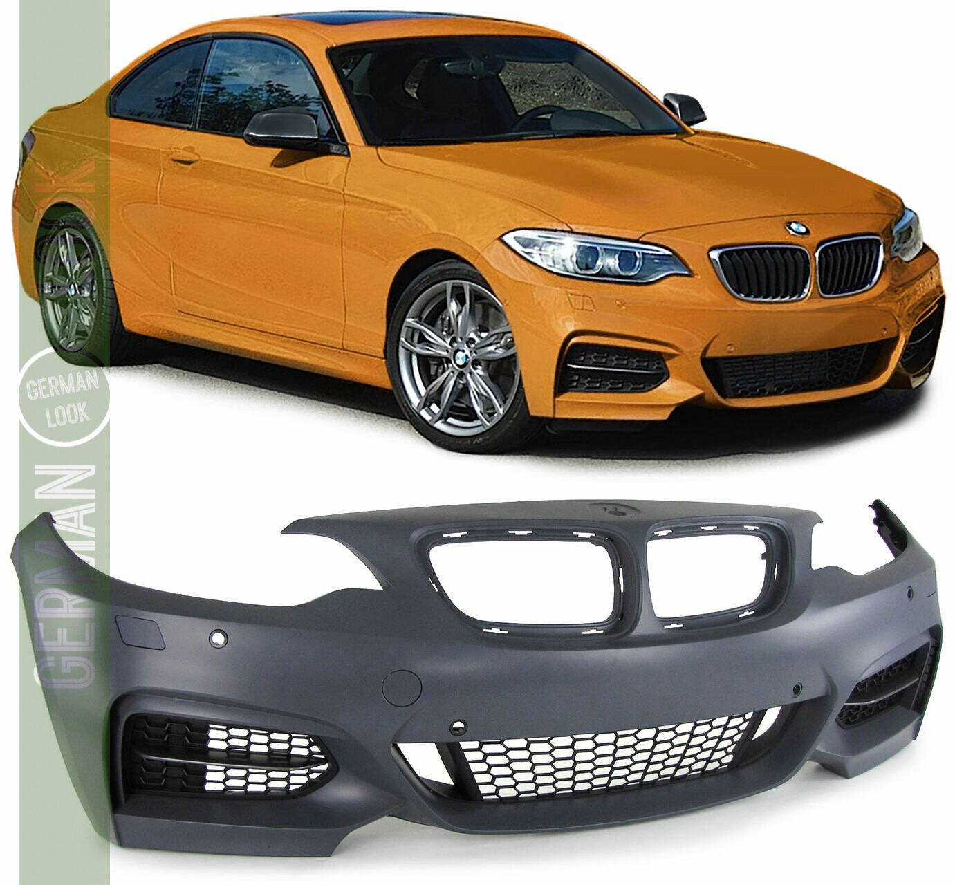Pare-chocs avant pour BMW Série 2 F22 F23 Pack M Performance