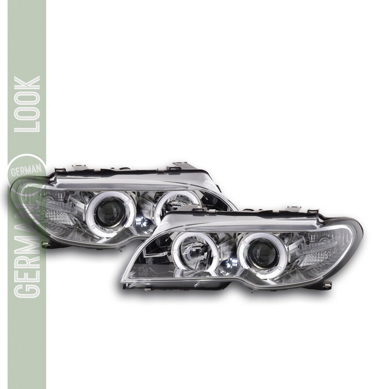 Phares avant Angel Eyes pour BMW Série 3 E46 2001-2005