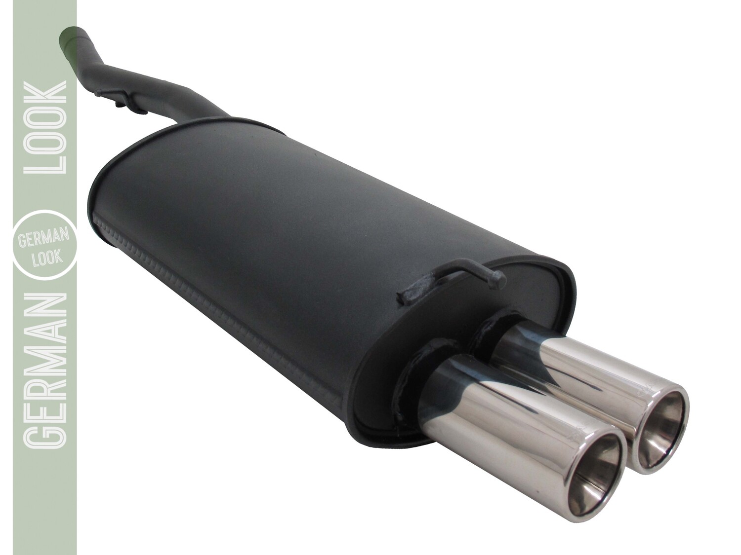 Silencieux / Pot d'échappement 2x76mm pour BMW Série 3 E46 à partir de 2001