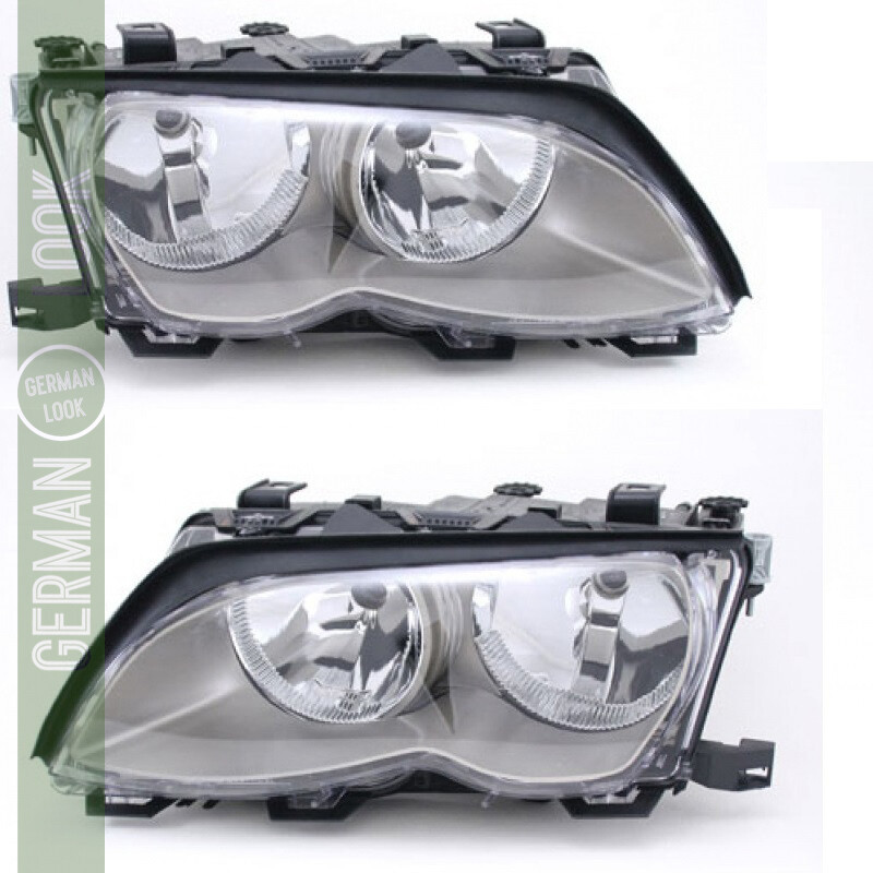 Paire de phares avant pour BMW Série 3 E46 2001 - 2005