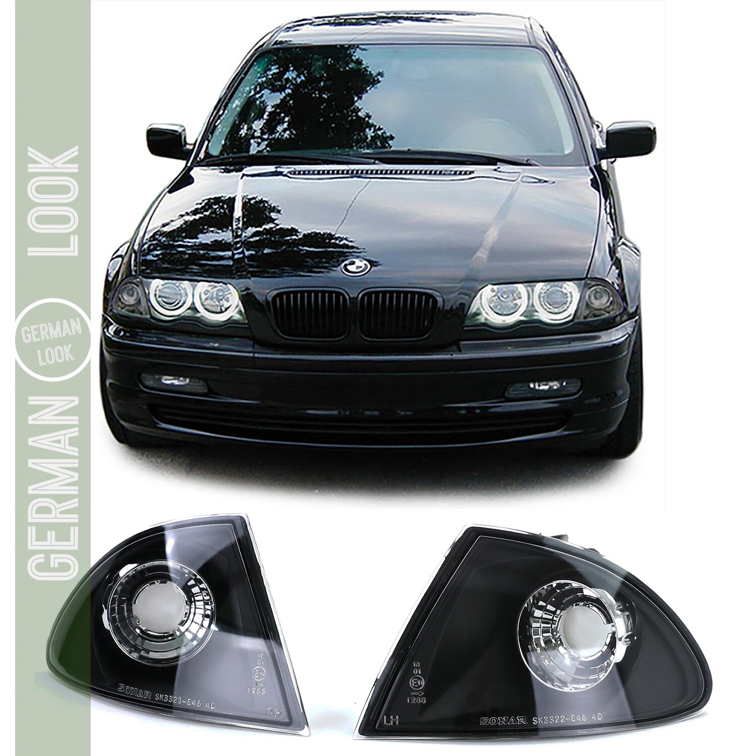 Paire de clignotants pour Bmw Série 3 E46 1998 - 2001