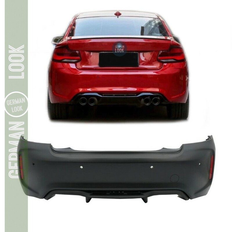 Pare-chocs arrière pour BMW Série 2 F22 / F23 2013-2019  - Look M2