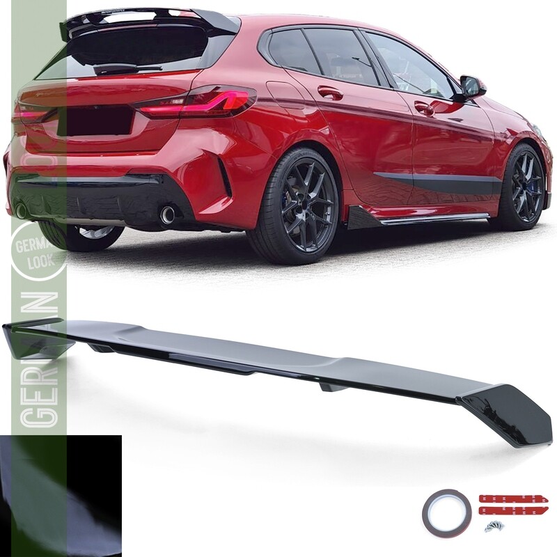 Becquet arrière Performance pour BMW Série 1 F40 noir brillant