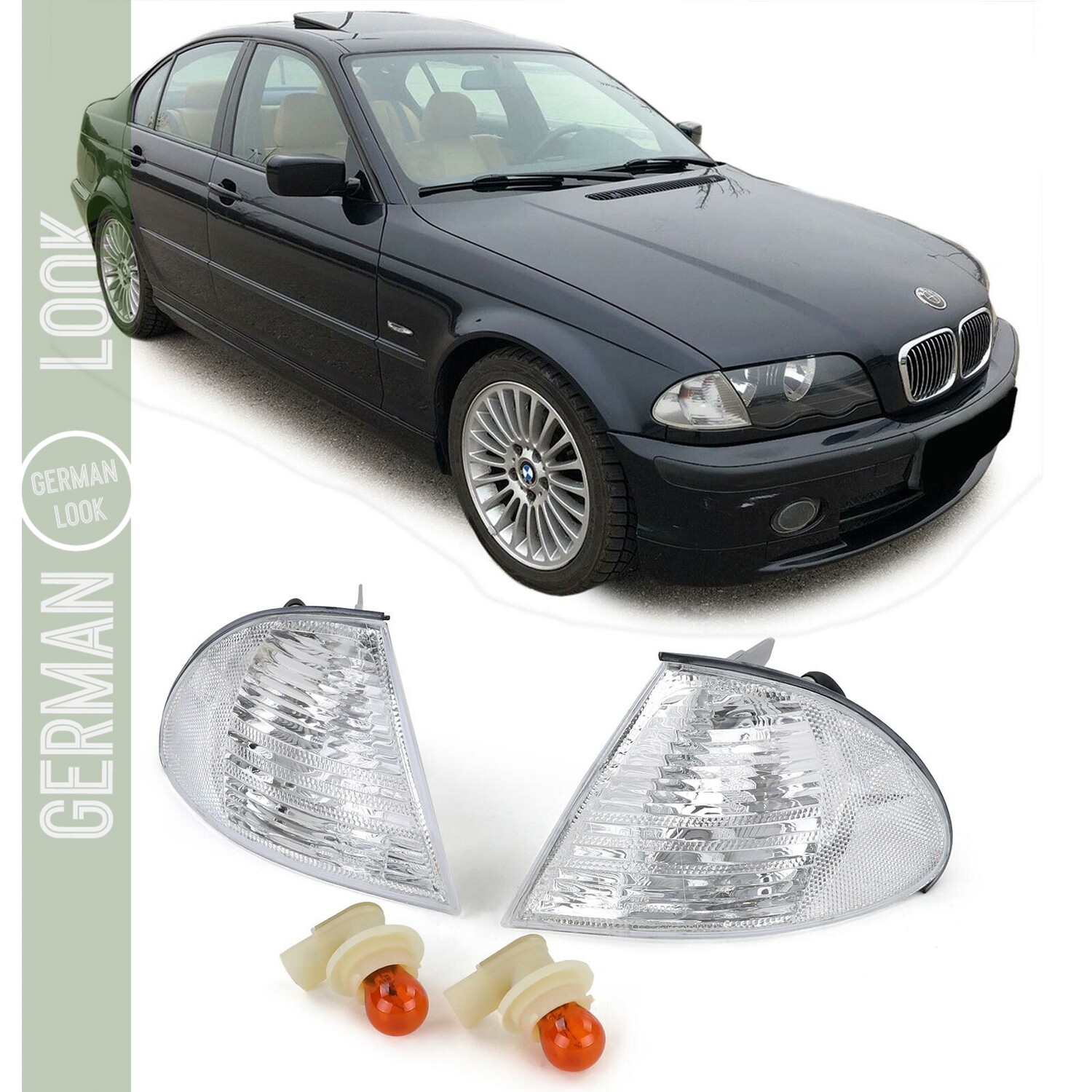 Paire de clignotants pour Bmw Série 3 E46 1998 - 2001