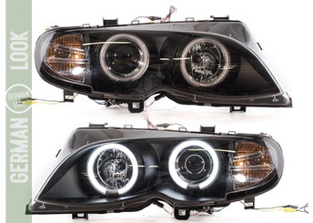 Phares Angel Eyes pour BMW E46 berline et touring 2001-2005 Phares Angel Eyes pour BMW E46 berline et touring 2001-2005