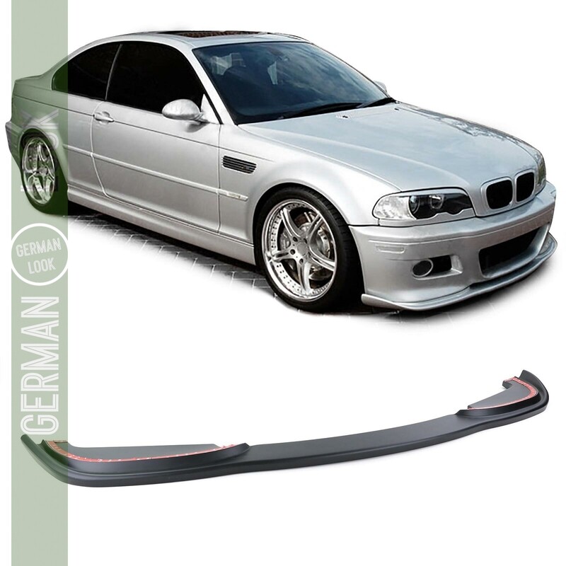 Spoiler avant sport / lame noir mat pour BMW Série 3 E46 Coupé Cabriolet 98-05