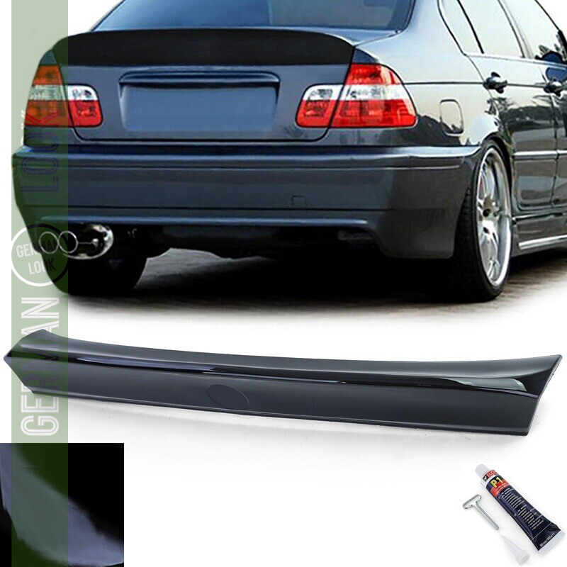 Spoiler traseiro CSL para BMW Série 3 E46 Berlina 1998–2005 - Preto brilhante