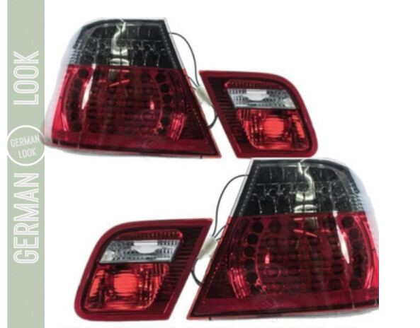 Jeu de feux arrière à LED Red Smoke 99-03  s'adapte sur BMW E46 Cabriolet