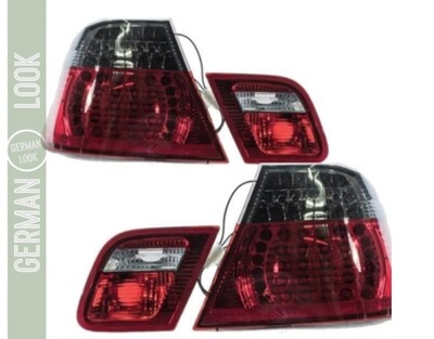 Jeu de feux arrière à LED Red Smoke 99-03  s'adapte sur BMW E46 Cabriolet
