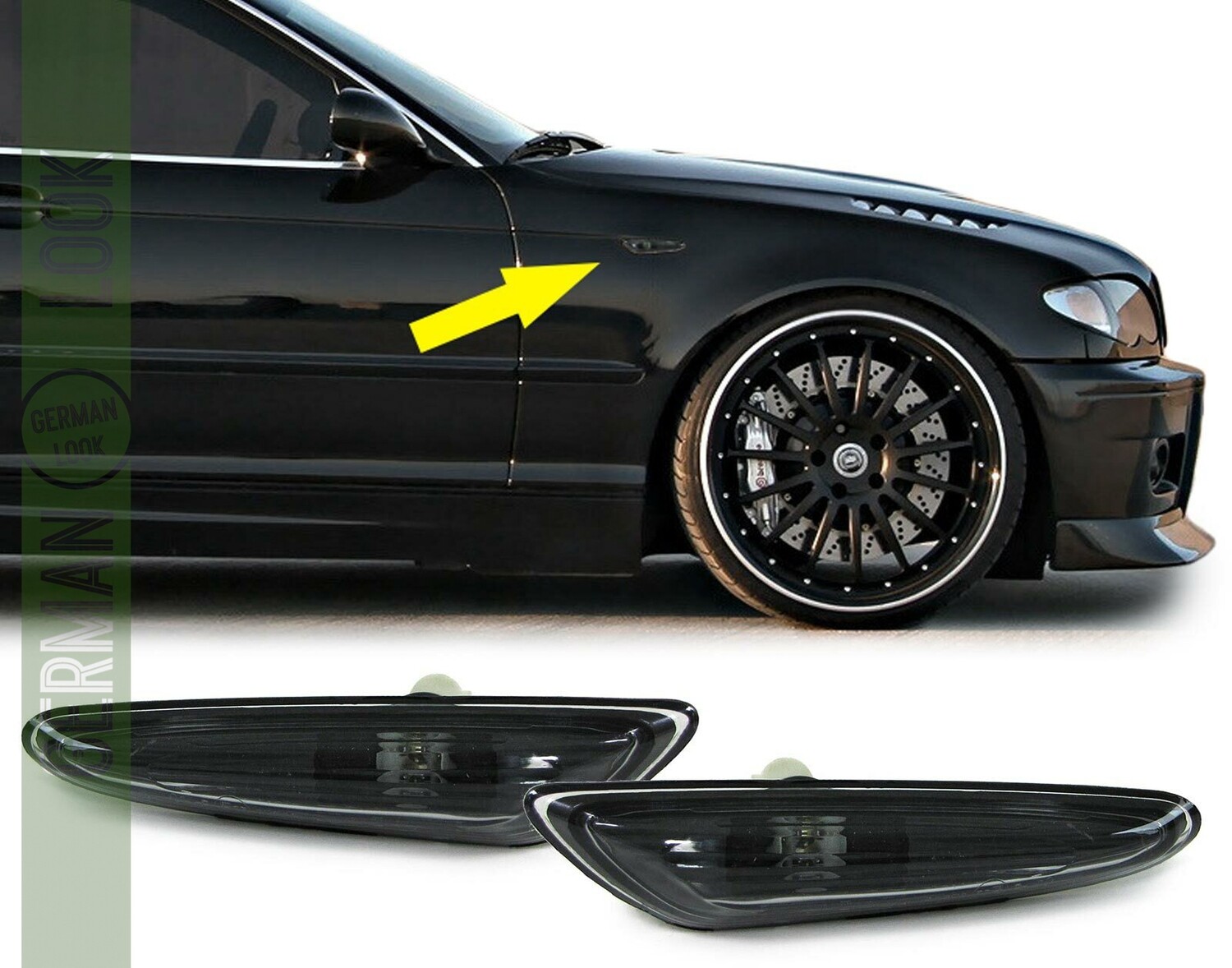 Paire de clignotants latéraux pour Bmw Série 3 + Série 5 + X3