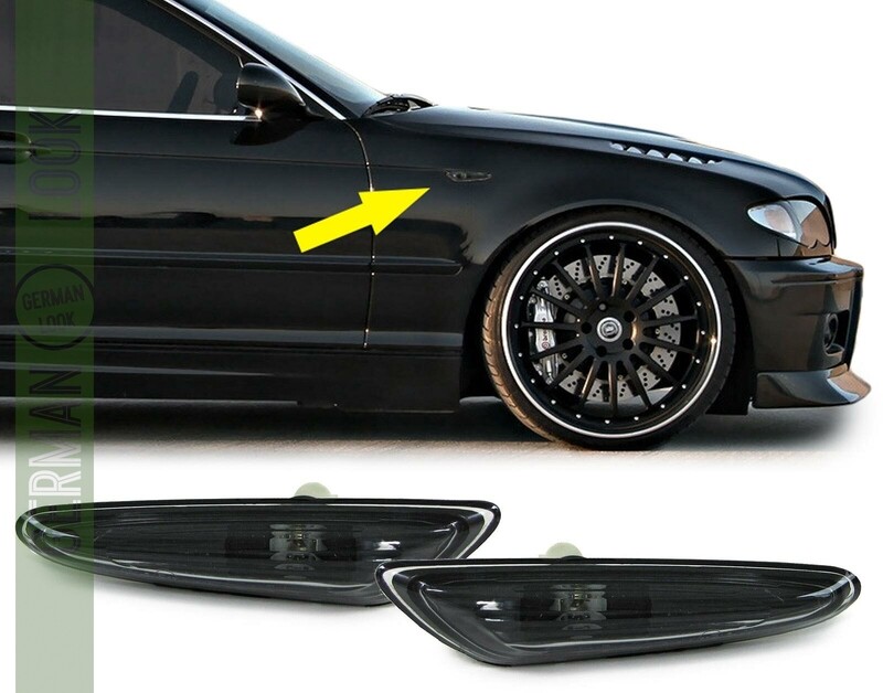 Paire de clignotants latéraux pour Bmw Série 3 + Série 5 + X3