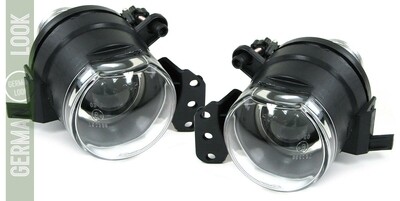 Paire de feux antibrouillard chromé pour BMW Série 3 E46 Coupé Cabriolet 2003 - 2006
