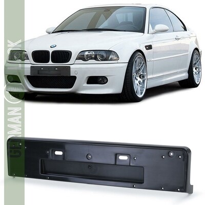 Support de plaque d'immatriculation pour pare choc BMW Série 3 E46 M3
