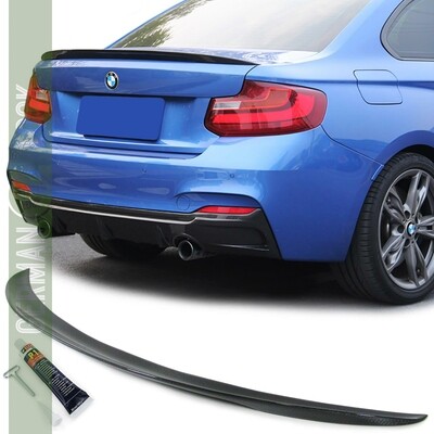 Becquet arrière en véritable carbone Performance pour BMW Série 2 F22