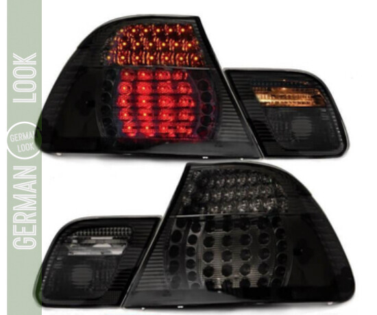 Feux  arrière à led noir fumé pour BMW E46 99-03 2 Coupé