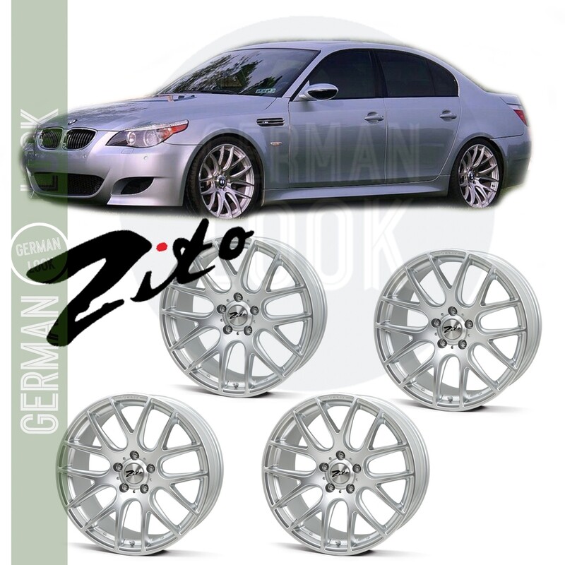 4 Jantes 18″ ZITO 935 – Silver – BMW E36 / E46 / Z4 / F30