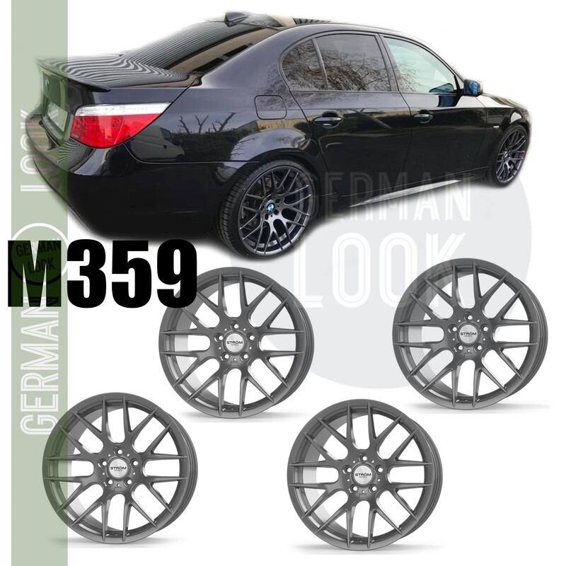 4 Jantes 19″ M359 – Gris – BMW E90 E92 E60 E63 F10 F12 F87 F80 F82