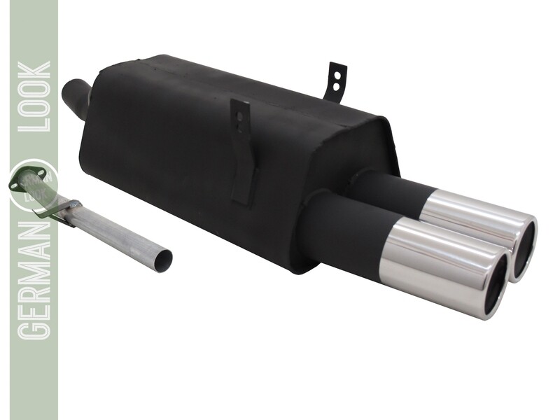 Silencieux / Pot d'échappement pour BMW Série 3 E36 2x90mm 1990 - 1999