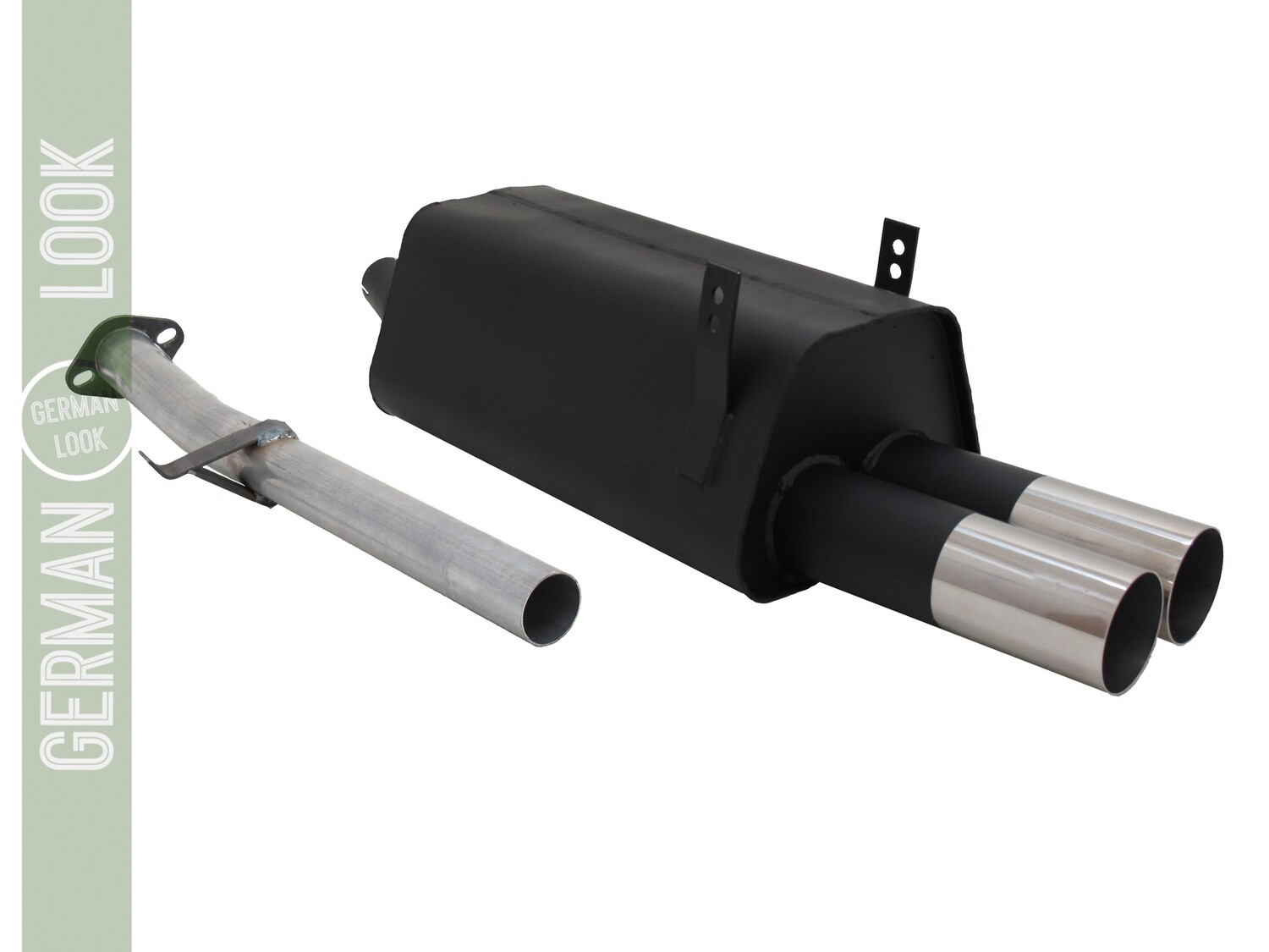 Silencieux / Pot d'échappement 2x76mm pour BMW Série 3 E36 1990 - 1999