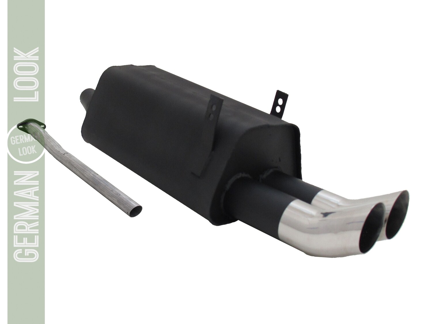 Silencieux / Pot d'échappement pour BMW Série 3 E36 2x75mm 1990 - 1999