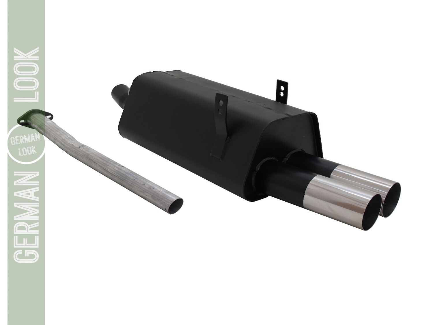 Silencieux / Pot d'échappement pour BMW Série 3 E36  2x76mm 1990 - 1999