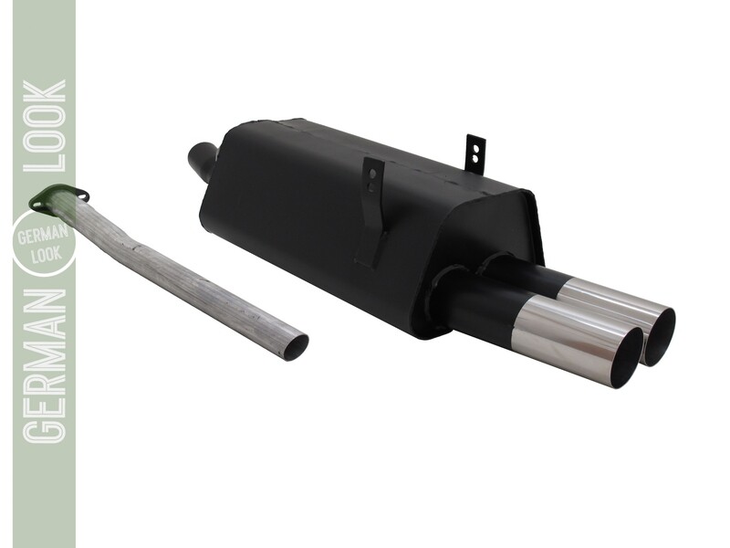 Silencieux / Pot d'échappement pour BMW Série 3 E36  2x76mm 1990 - 1999