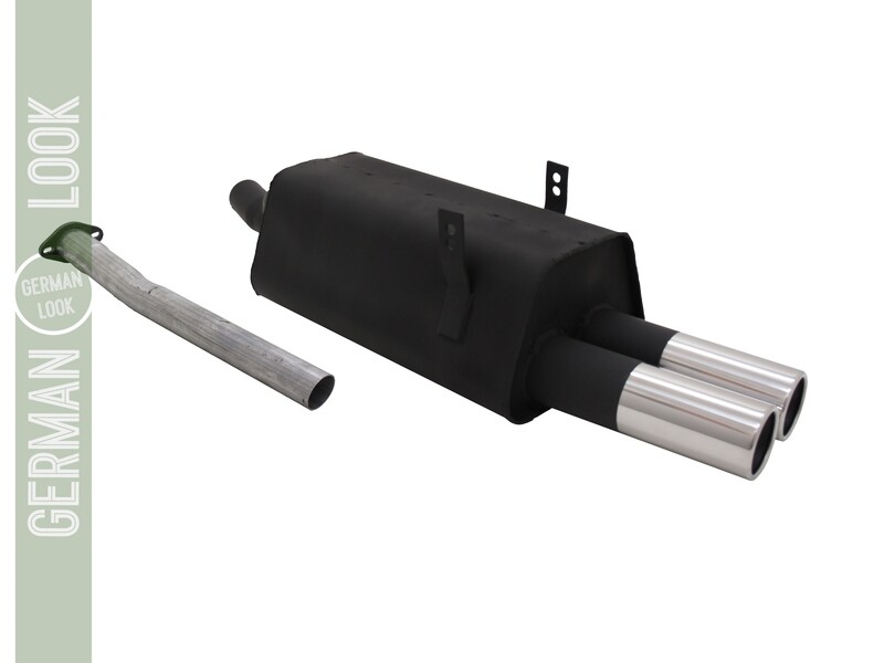 Silencieux / Pot d'échappement pour BMW Série 3 E36 2x76mm 1990 - 1999