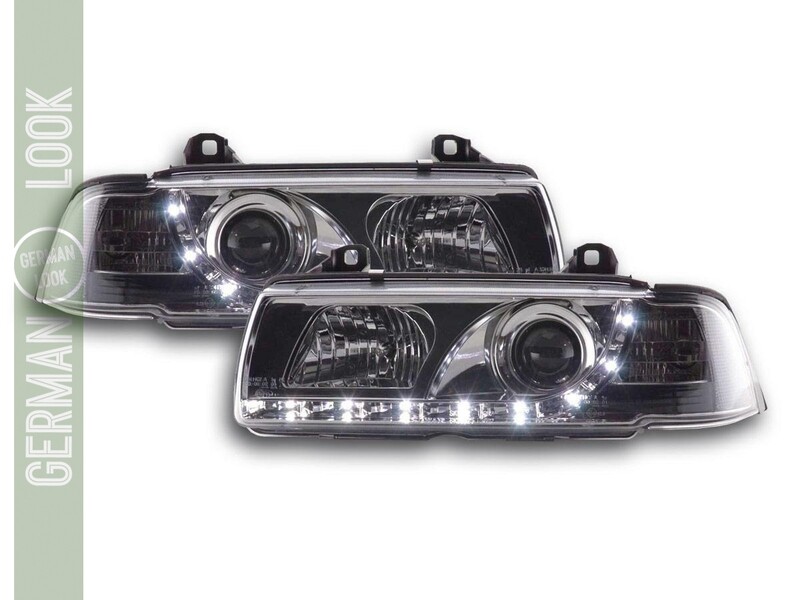 Paire de phares avant Devil Eyes pour BMW Série 3 E36 1990 - 1998