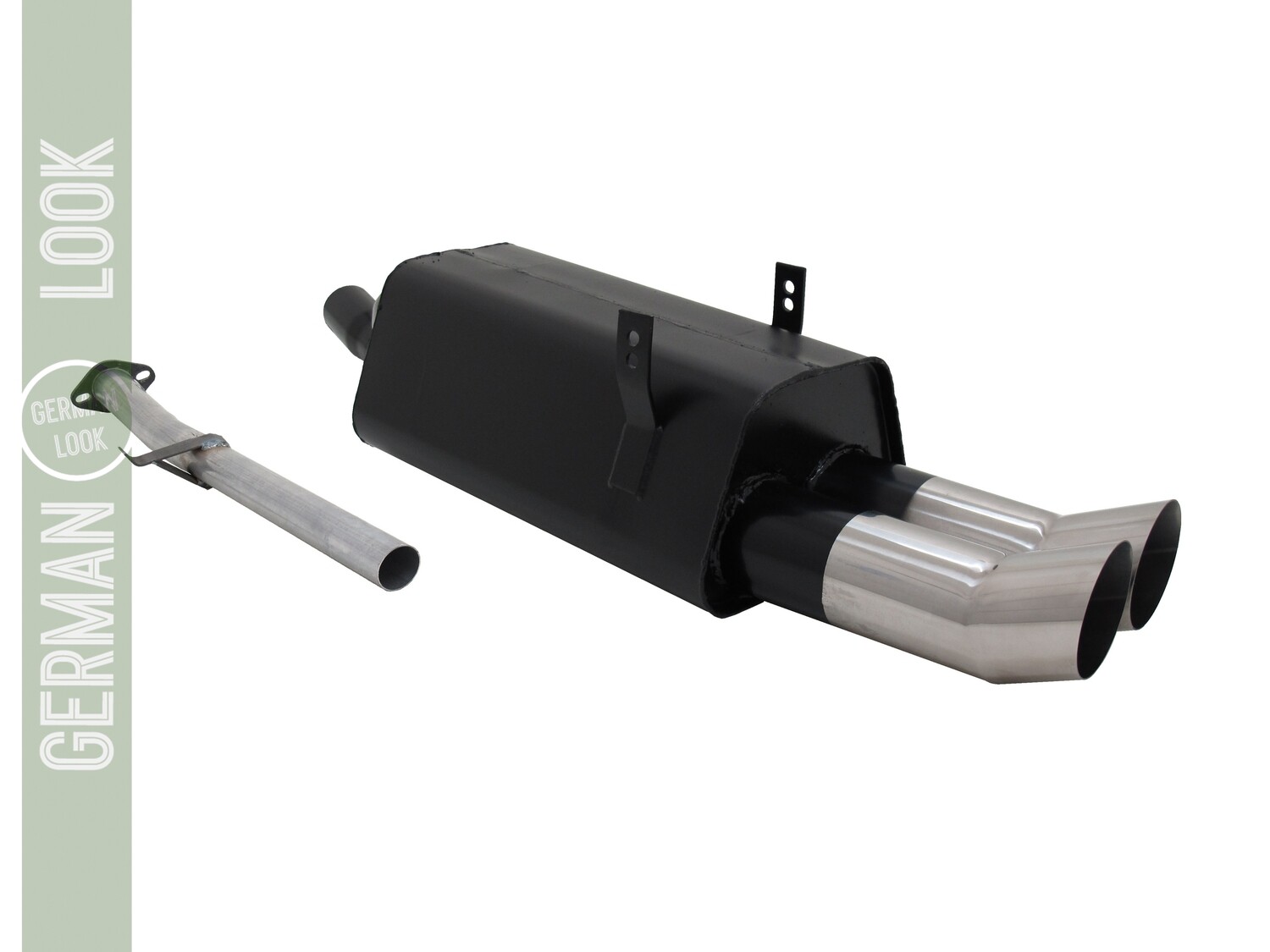Silencieux / Pot d'échappement 2x90mm pour BMW Série 3 E36 1990 - 1999