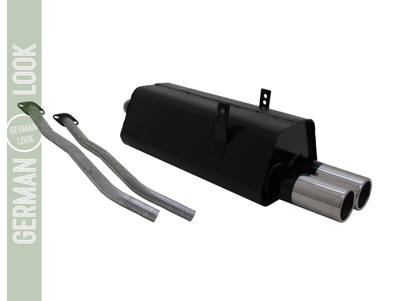 Silencieux / Pot d'échappement 2x76mm pour BMW Série 3 E36 1990 - 1999