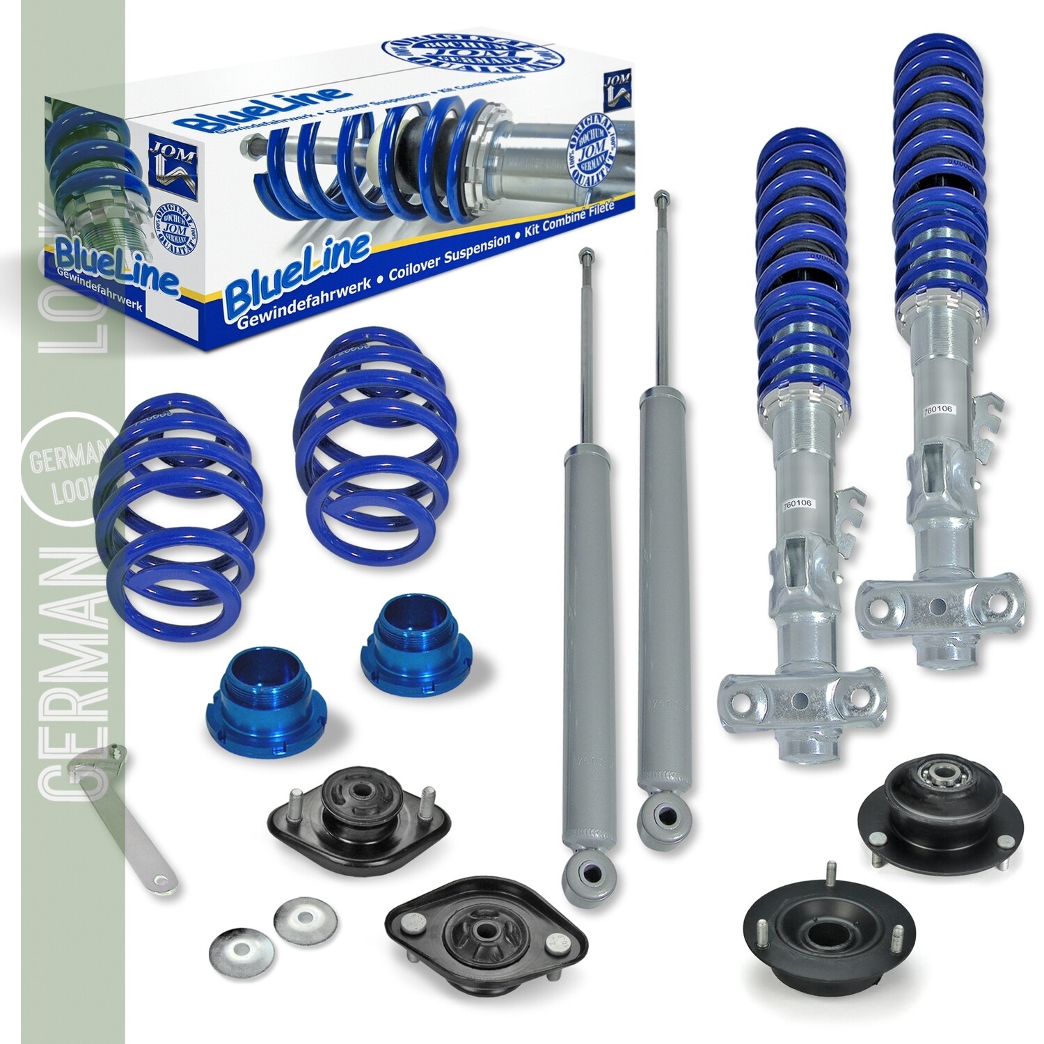 Kits combinés filetés / Coilovers BlueLine pour BMW Série 3 E36 4 et 6 cylindres 1992-2000