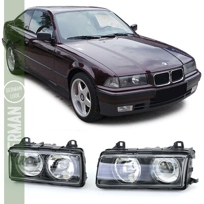 Paire de phares avant pour BMW Série 3 E36 1990 - 1994