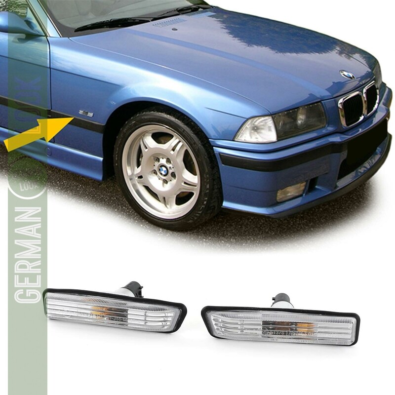 Paire de clignotants latéraux pour Bmw Série 3 E36 à partir de 1996 + X5 1999 - 2007