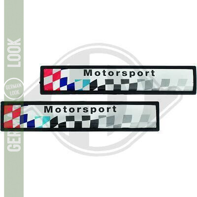 2 Logo pour baguettes de porte BMW Série 3 / 5 - E36 / 39 - Motorsport