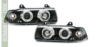 Paire de phares Angel Eyes look Pack M Performance pour BMW E36 1990 - 1999