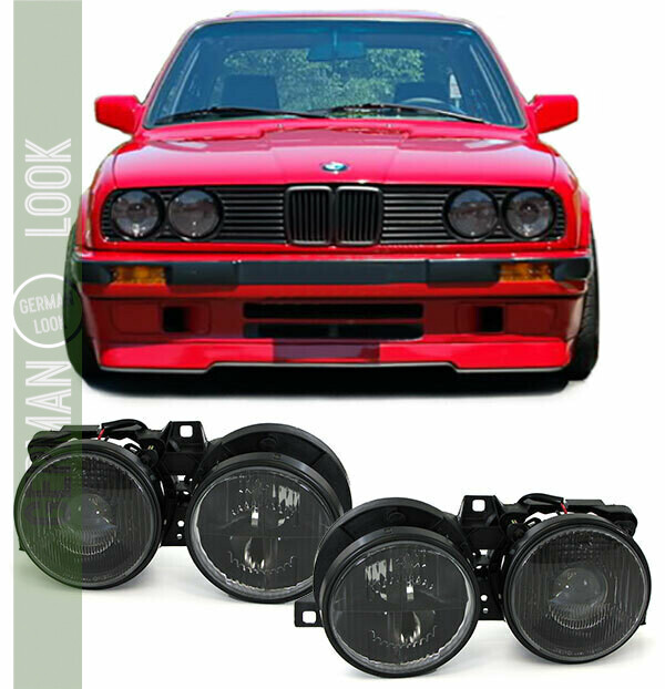 Paire de phares avant pour BMW Série 3 E30 1987 - 1993