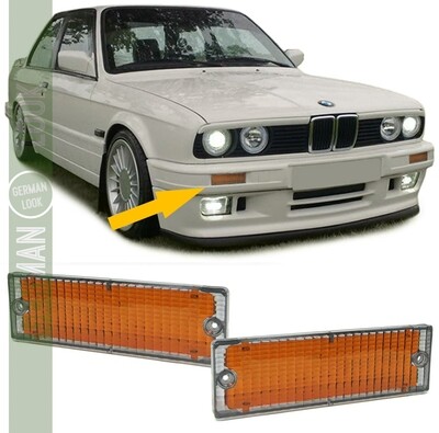 Paire de clignotants pour Bmw Série 3 E30 1989 - 1993