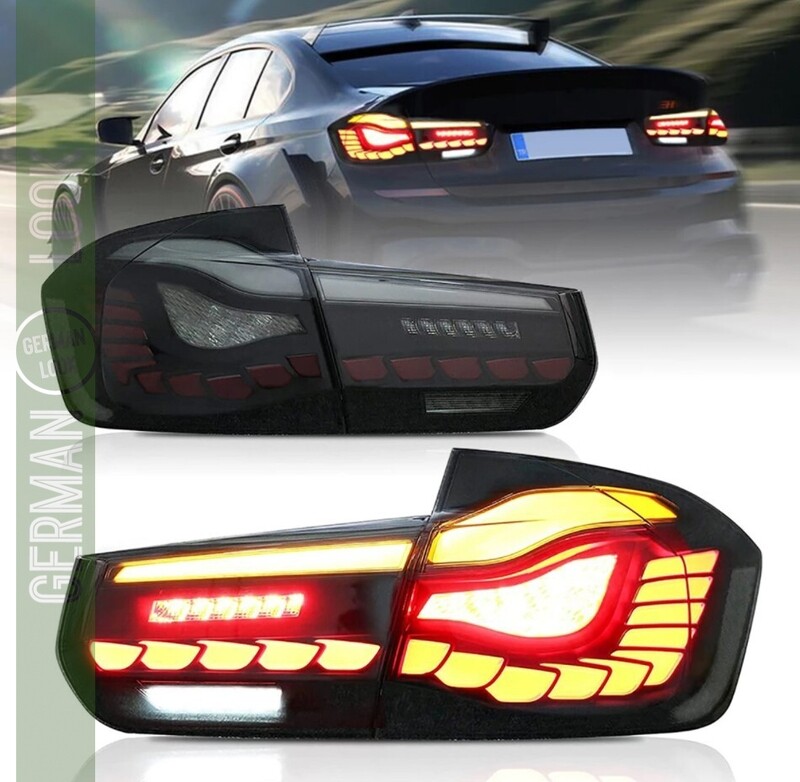 2 Feux arrière OLED 3D dynamiques BMW Série 3 F30 look M4 CS - 2011-2019 - Fumé 2 Feux arrière OLED 3D dynamiques BMW Série 3 F30 look M4 CS - 2011-2019 - Fumé
