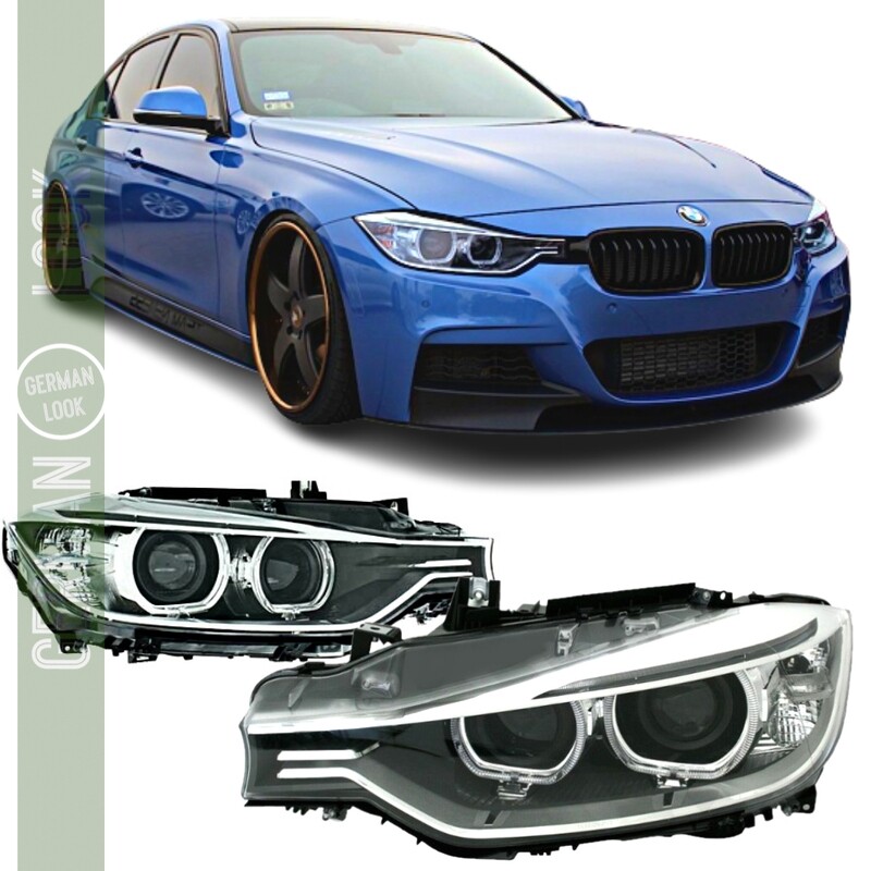 2 Phares bi-xénon d'origine pour BMW Série 3 F30 F31 LED Phase 1 de 2011 à 2015 2 Phares bi-xénon d'origine pour BMW Série 3 F30 F31 LED Phase 1 de 2011 à 2015