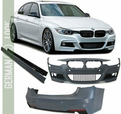 Kit de carrosserie complet / bodykit pour BMW Série 3 F30 2011 - 2015 Look Pack M / Performance Avec trous PDC