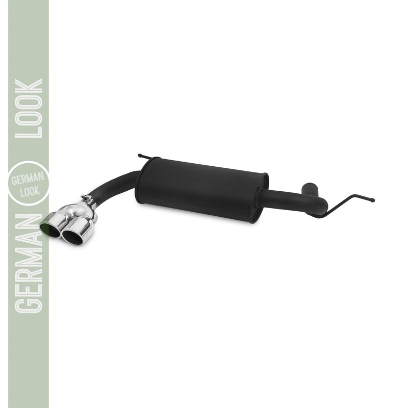 Silencieux / Pot d'échappement 2x76mm pour BMW Série 3 F30 F31 à partir de 2011