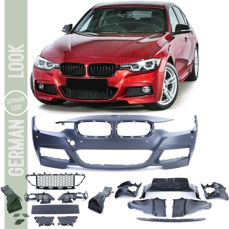 Pare-chocs avant Pack M pour BMW F30 F31 Berline et Touring 2011-2019 - Avec PDC